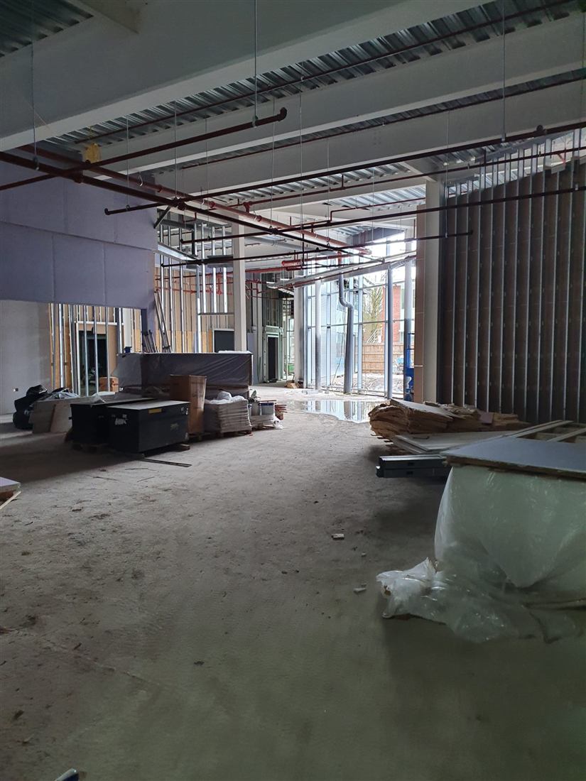 Photo from a completed DDA Building Ltd drylining job