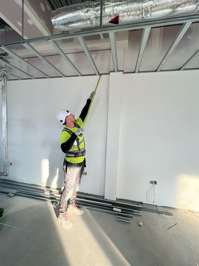 Photo from a completed DDA Building Ltd drylining job