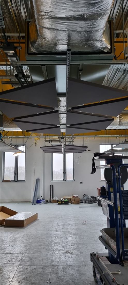 Photo from a completed DDA Building Ltd drylining job