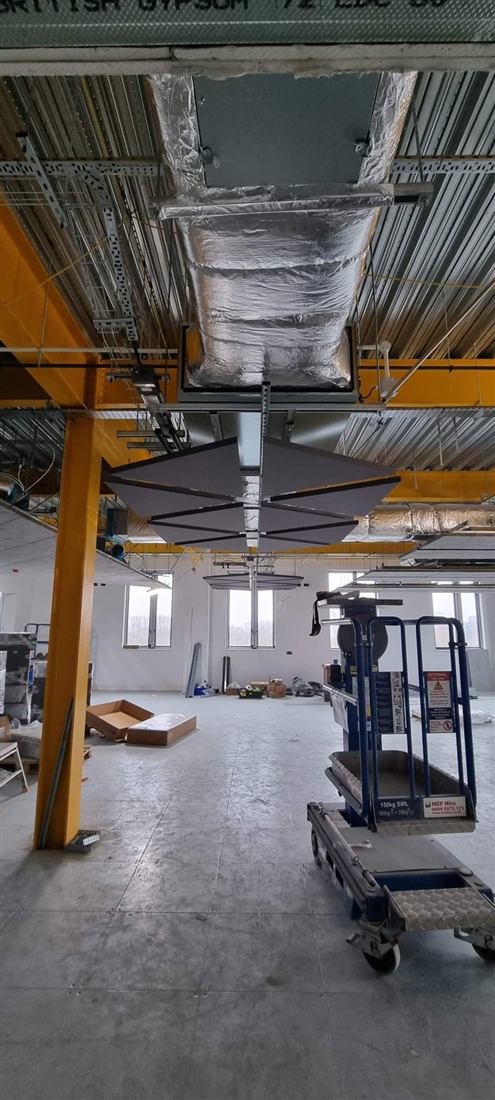 Photo from a completed DDA Building Ltd drylining job